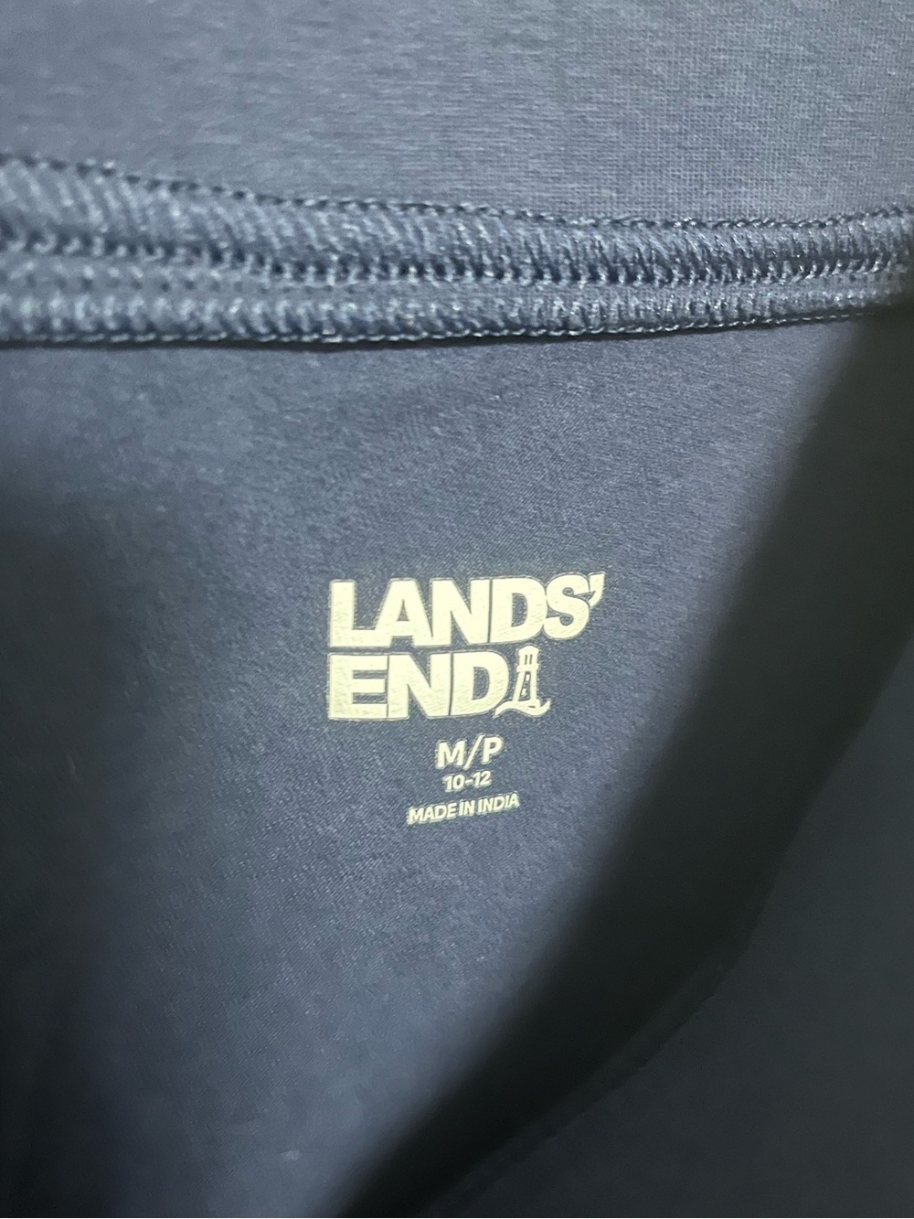 Lands' End Navy Soft Capris - Picture 3 of 5